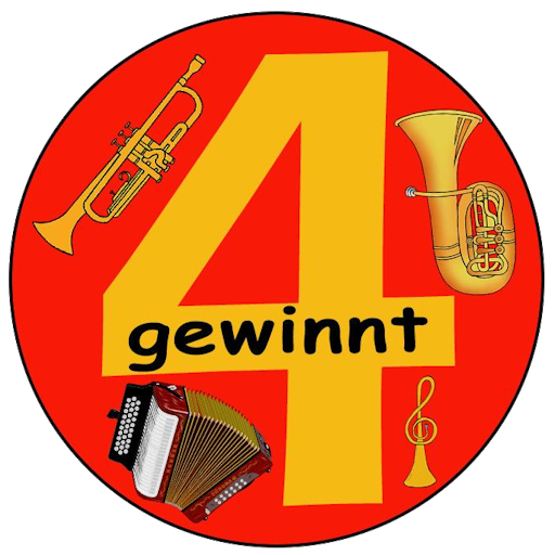 Logo der Blaskapelle 4 gewinnt